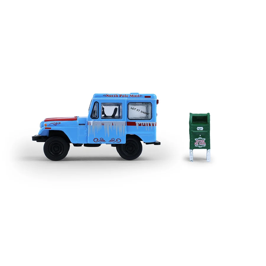 Jeep DJ-5 1974 U.S Mail Truck With Mailbox Accessory *Christmas 2025 Edition* 1:64 Greenlight