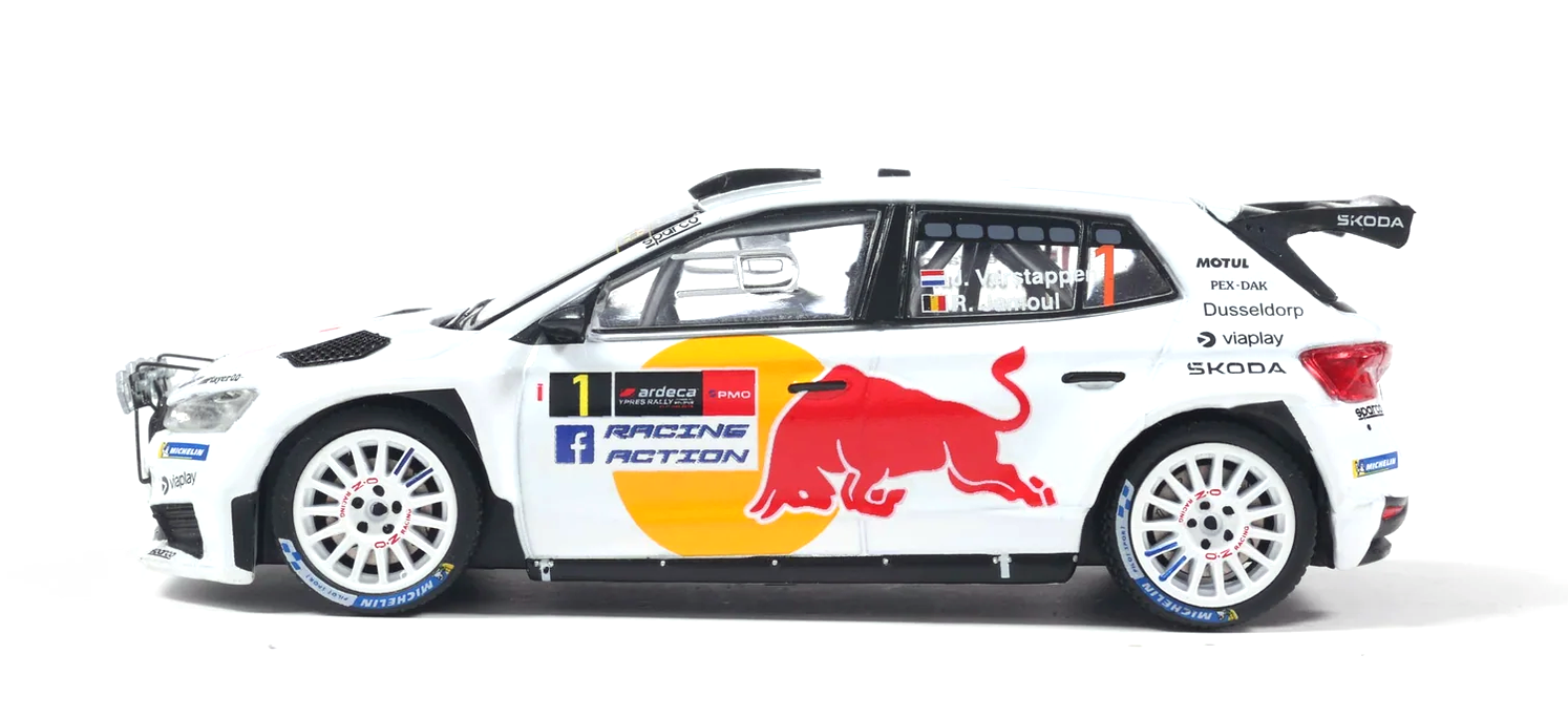 Škoda Fabia Rally2 #1 J. Verstappen/R. Jamoul Ypres Rally 2026 1:43 Ludor Models
