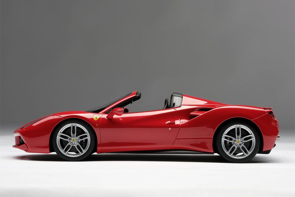 Ferrari 488 Spider red 1:18 Amalgam