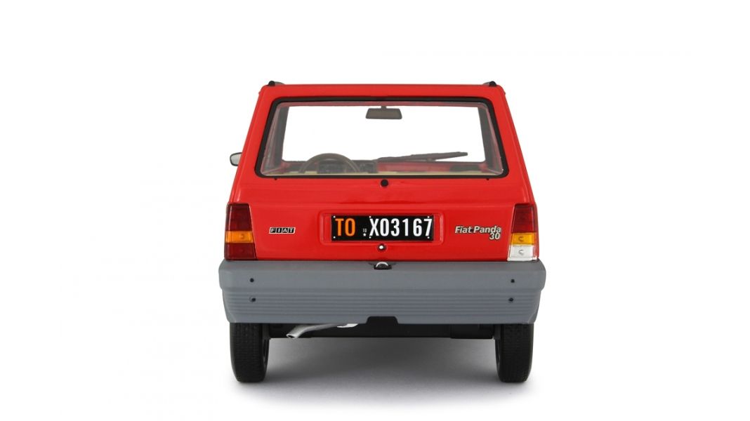 Fiat Panda 30 1980 rosso siam 1:18 Laudoracing Model