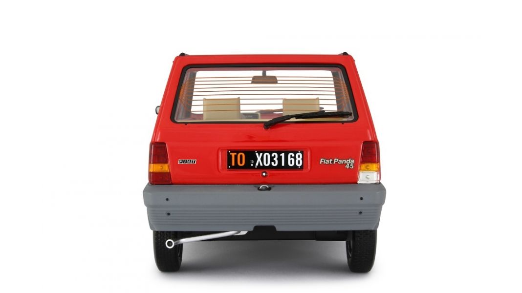 Fiat Panda 45 1980 rosso siam 1:18 Laudoracing Model