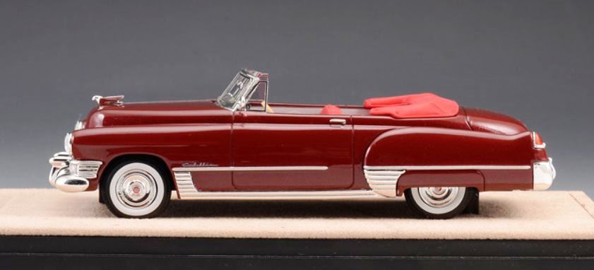 Cadillac Series 62 Convertible Open 1949 red 1:43 Stamp Models