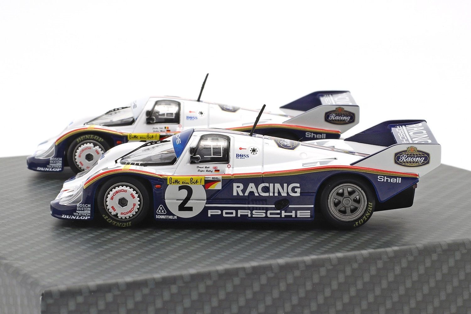 2-car Set Porsche 956K #1 Jacky Ickx, Jochen Mass & #2 Stefan Bellof, Derek Bell 1000km Nürburgring 1983 1:43 Werk83