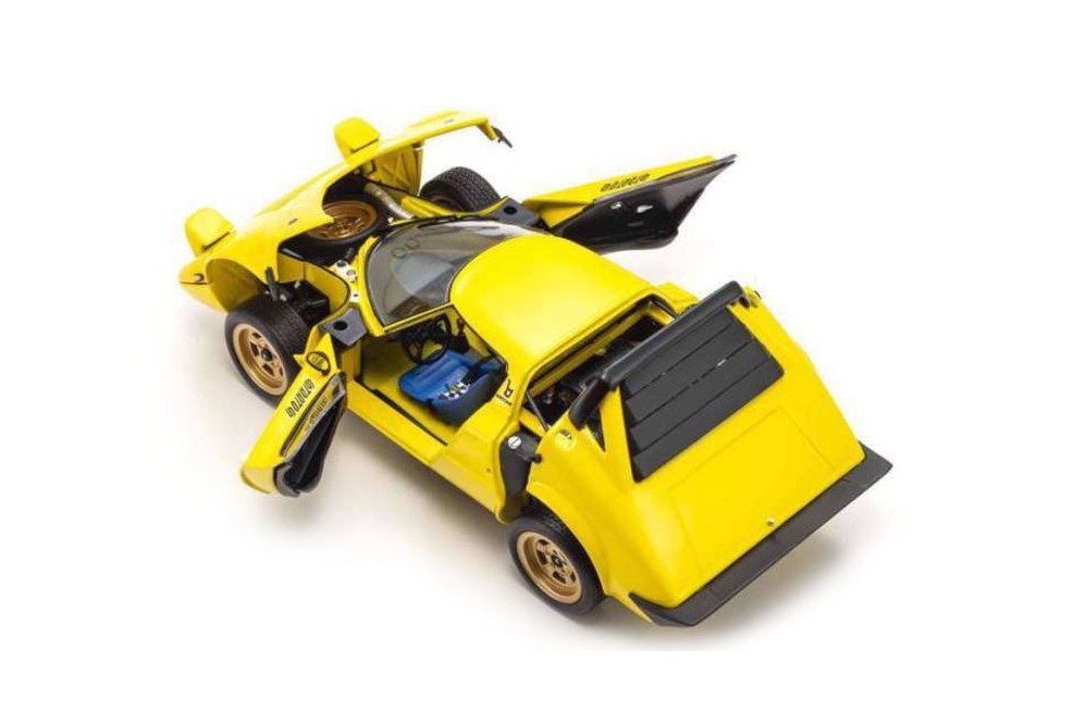 Lancia Stratos HF 1975 yellow 1:18 Kyosho