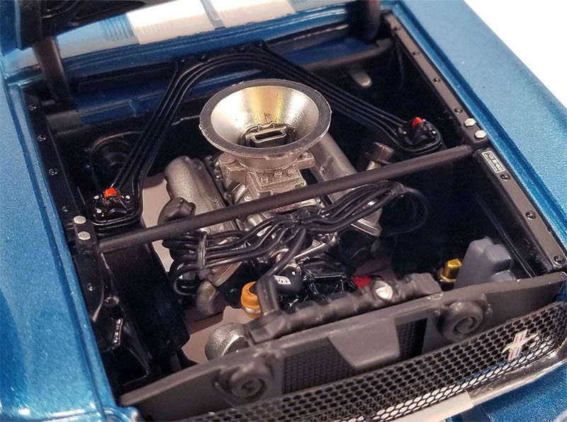 Shelby GT350-R #11 M.Donahue *Dockery Ford* 1965 blue/white stripes 1:18 Acme Diecast