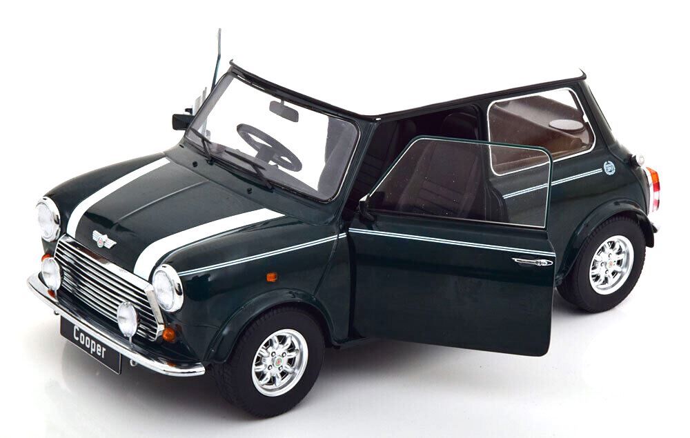 Mini Cooper RHD 1992 dark green/white 1:12 KK Scale