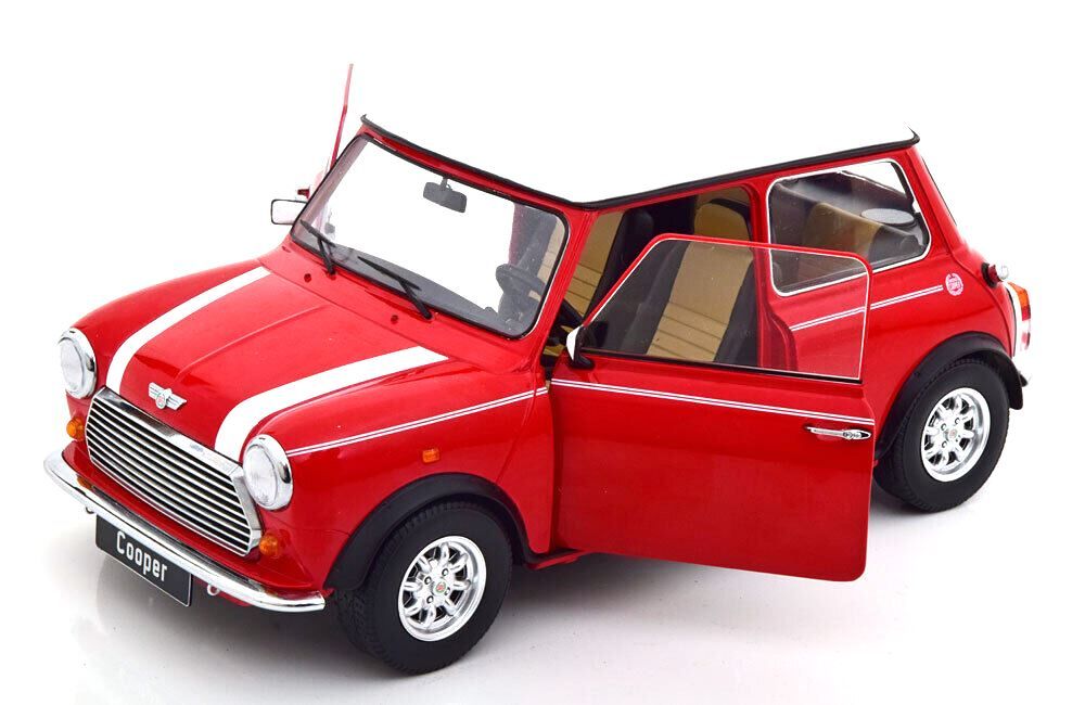 Mini Cooper LHD 1992 red/white 1:12 KK Scale