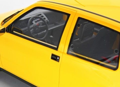 Fiat Cinquecento Sporting 1994 yellow 1:18 Laudoracing Model 