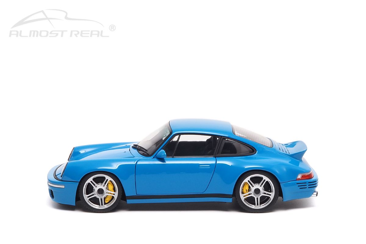 Porsche 911 964 RUF SCR Coupe 2018 mexico blue 1:18 Almost Real