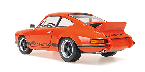 Porsche 911 Carrera RS 1972 orange/black decor 1:18 Minichamps 