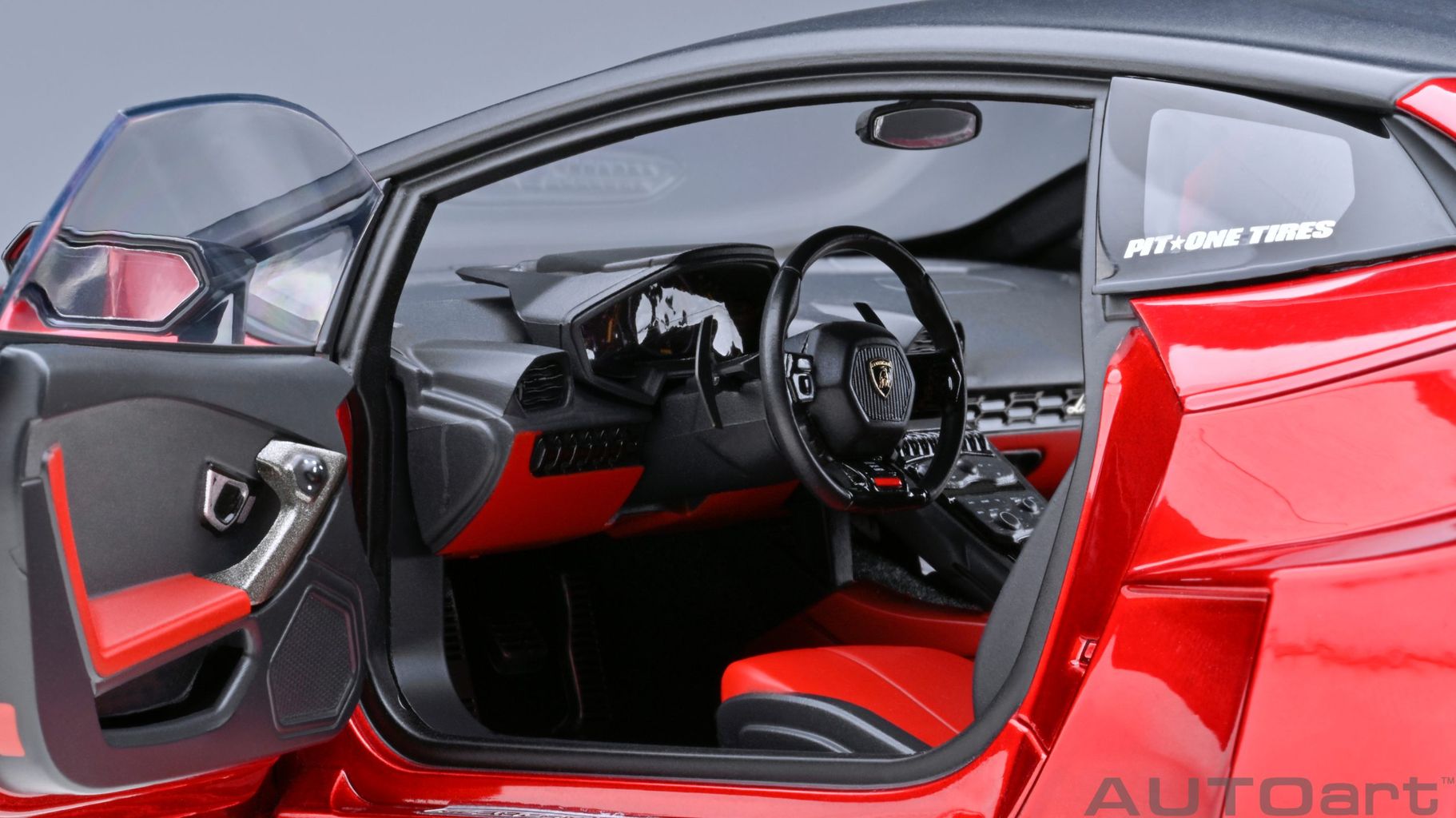 Liberty Walk LB Silhouette Works Lamborghini Huracan GT 2019 metallic red 1:18 AUTOart