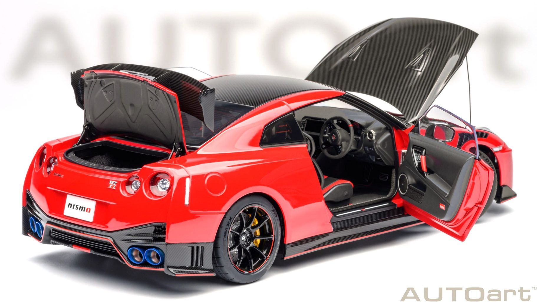 Nissan GT-R R35 Nismo Special Edition 2022 vibrant red 1:18 AUTOart