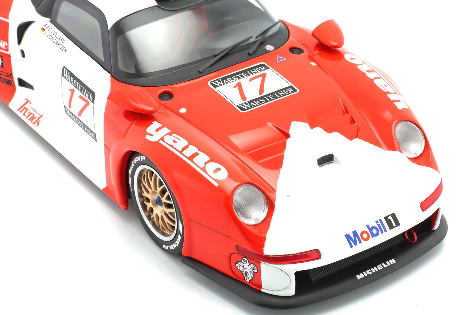 Porsche 911 GT1 3.2L Turbo Team Societe JB #17 Collard/von Gartzen 24H Spa 1997 1:18 Werk83
