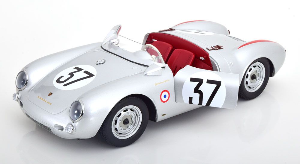Porsche 550 RS Spider 1.5L Team Porsche KG #37 Polensky/von Frankenberg 24H Le Mans 1955 1:12 KK Scale