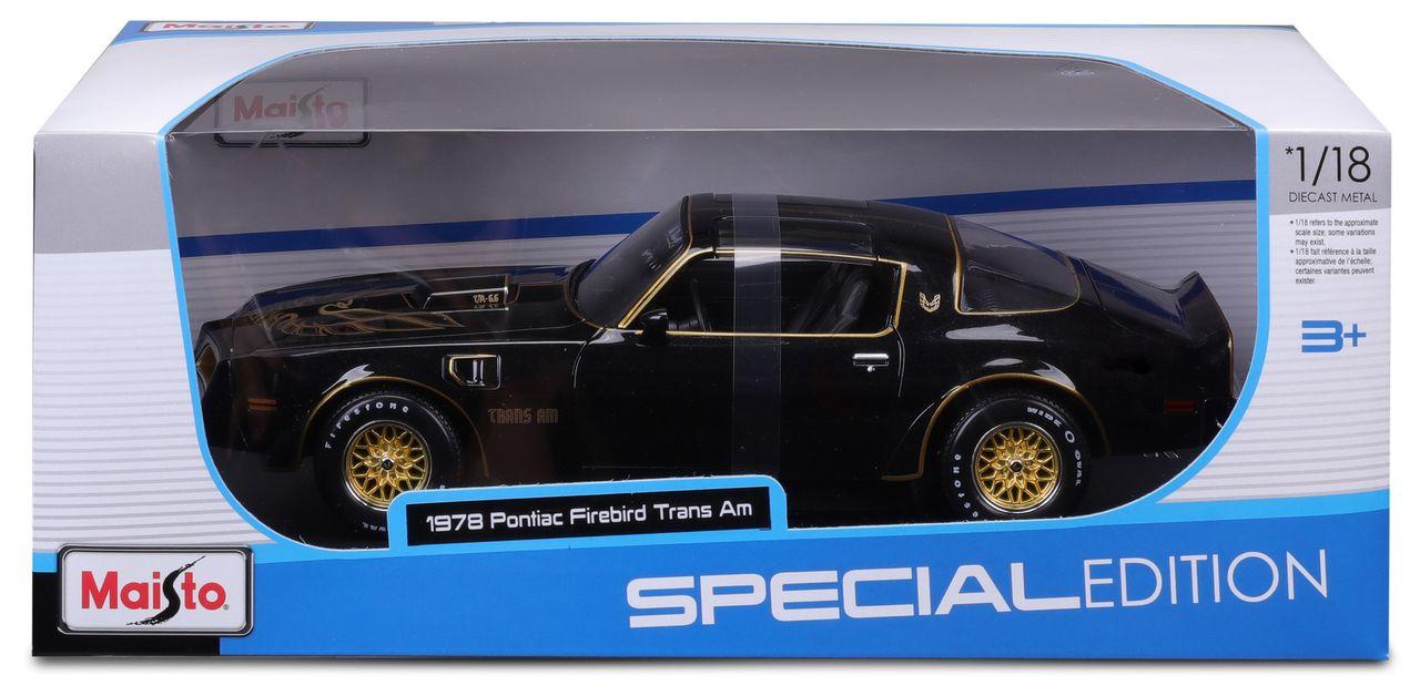 Pontiac Firebird Trans Am 1978 black 1:18 Maisto