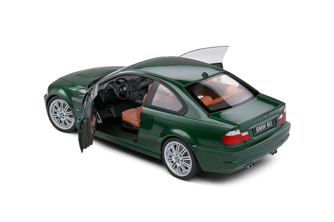 BMW 3-Series M3 E46 Coupe 2000 green 1:18 Solido