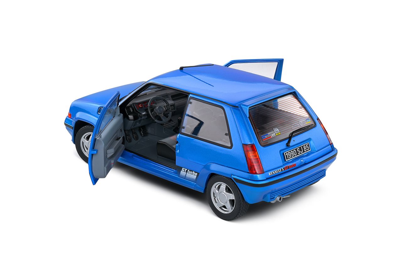 Renault R5 GT Turbo MKII 1989 blue 1:18 Solido