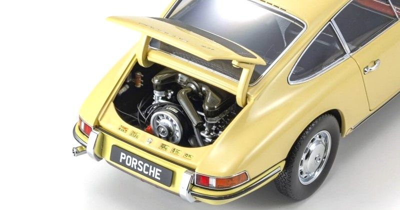 Porsche 911 901 Coupe 1964 champagne yellow 1:18 Kyosho