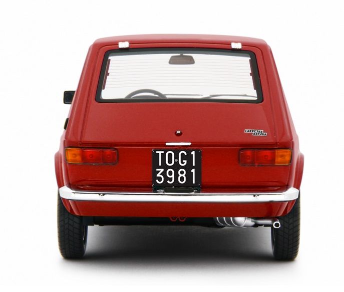 Fiat 127 3P 1972 red 1:18 Laudoracing Model 