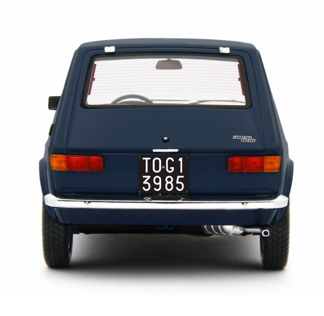 Fiat 127 3P 1972 dark blue 1:18 Laudoracing Model 