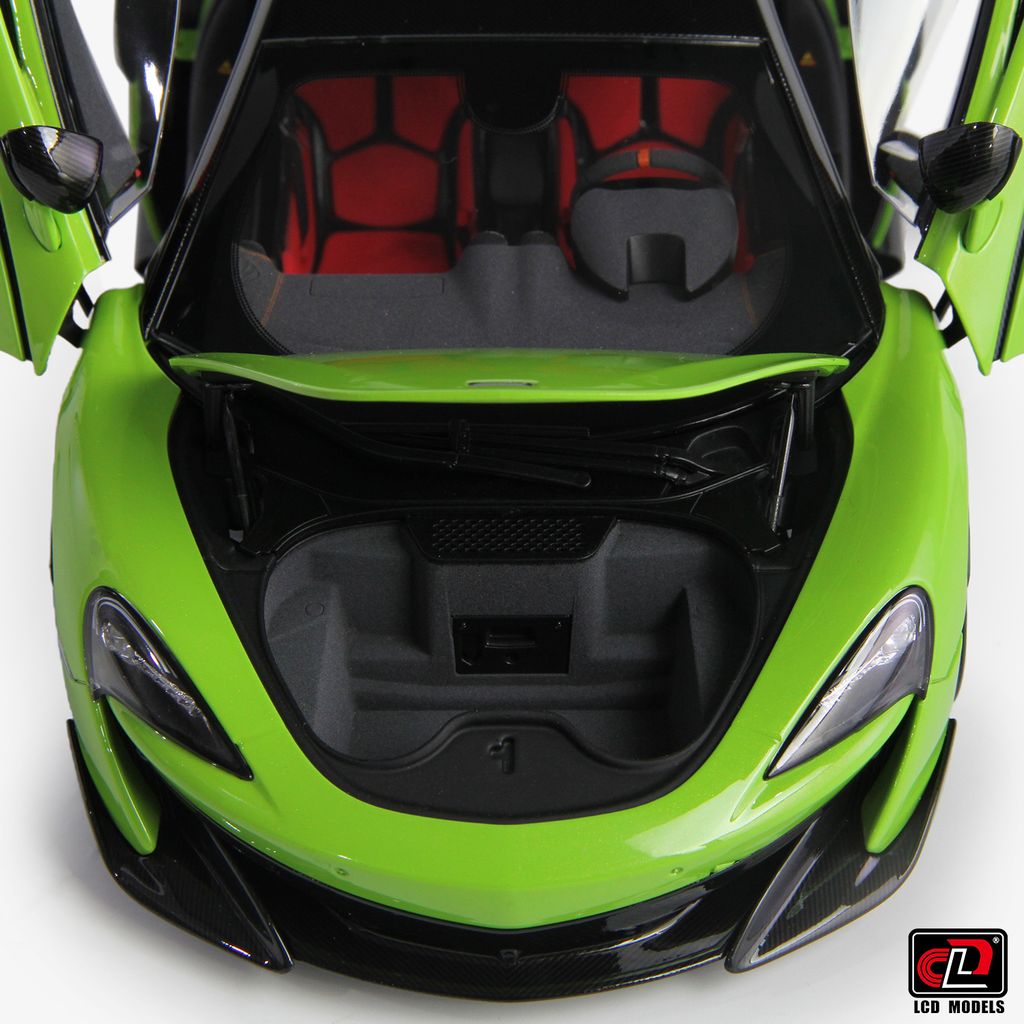 McLaren 600LT 2018 green 1:18 LCD Model