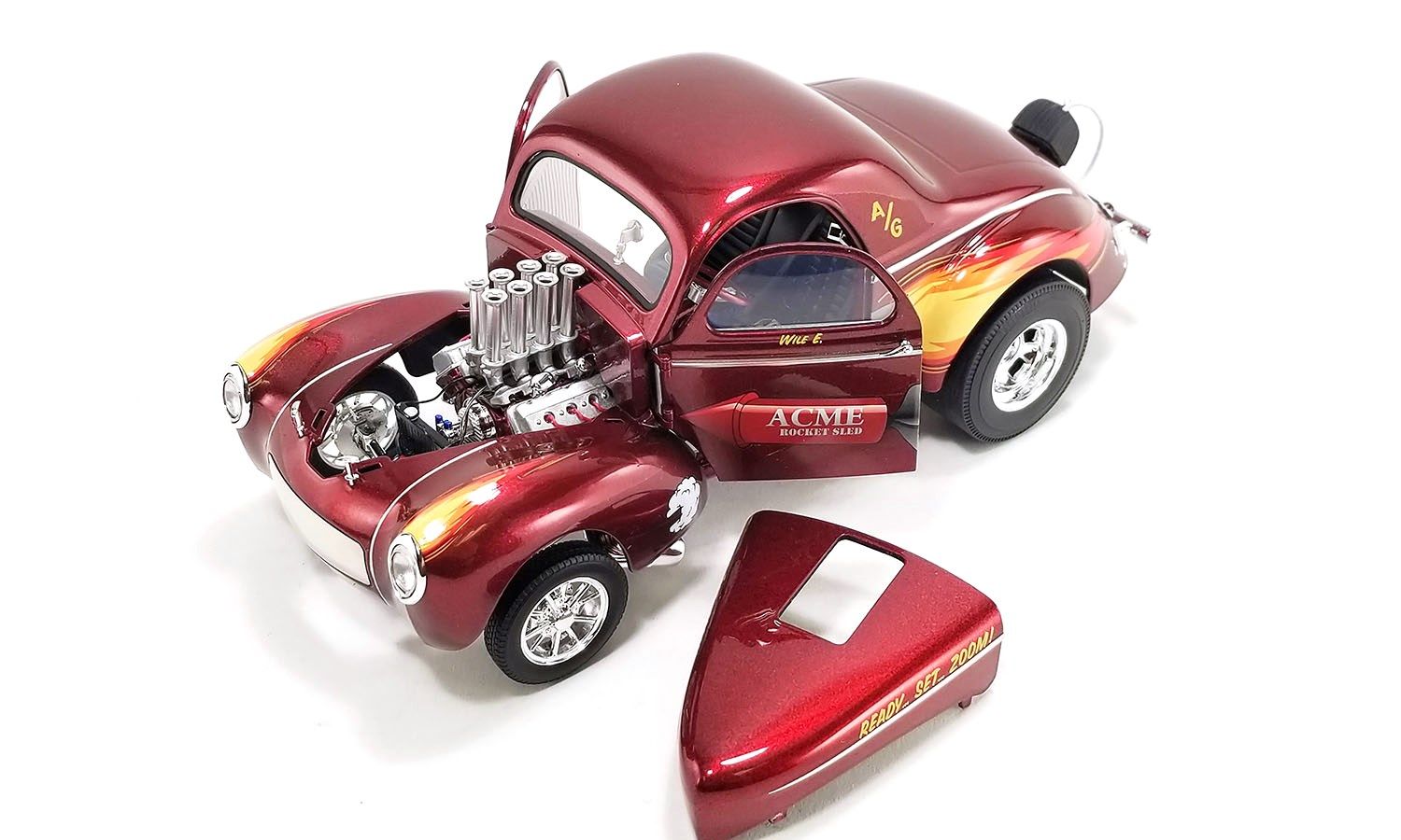 Rocket Gasser *Sled* 1940 red 1:18 Acme Diecast