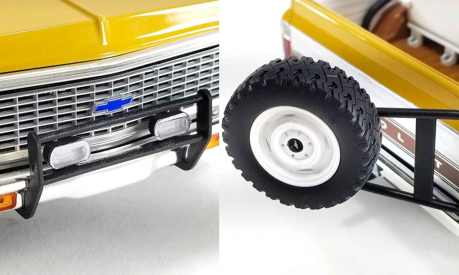 Chevrolet K5 Blazer Offroad with All New Parts 1971 ochre/mustard/white 1:18 Acme Diecast