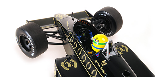 Lotus Renault 98T #12 Ayrton Senna 1986 dirty version 1:18 Minichamps 