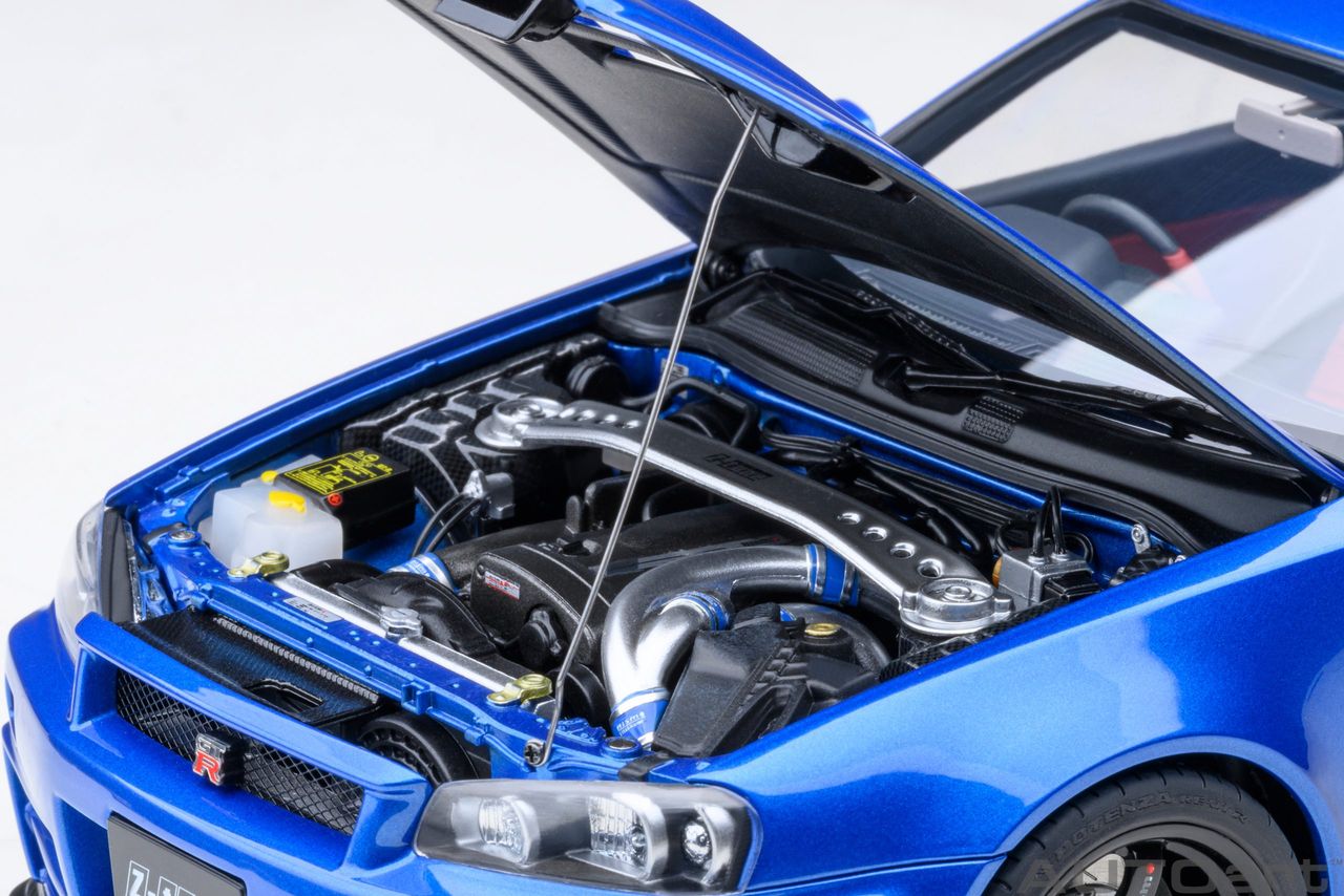 Nissan Skyline GT-R R34 Z-Tune bayside blue 1:18 AUTOart