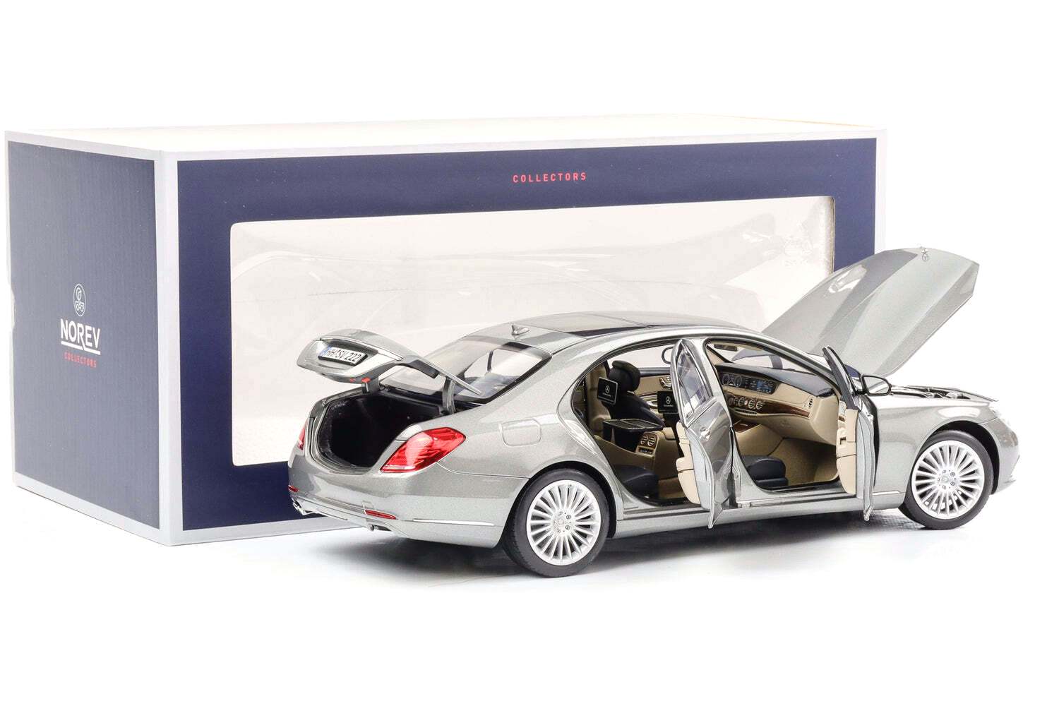 Mercedes-Benz S Klasse 2013 Iridium Silver 1:18 Norev