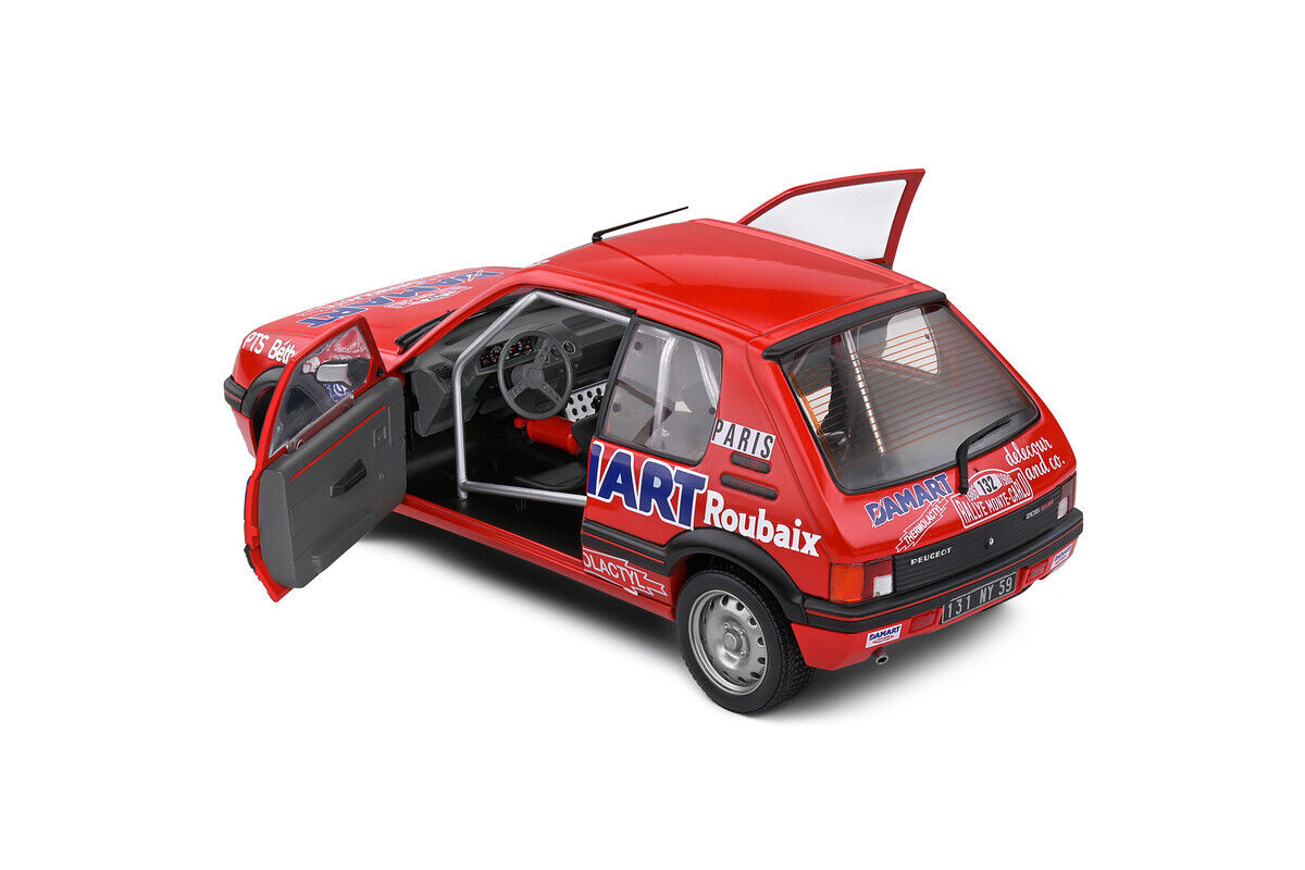 Peugeot 205 1.6 GTi #132 Delecour/Pauwels Rally Montecarlo 1986 1:18 Solido