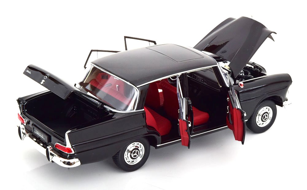 Mercedes-Benz 190D W110 1964 black 1:18 Norev