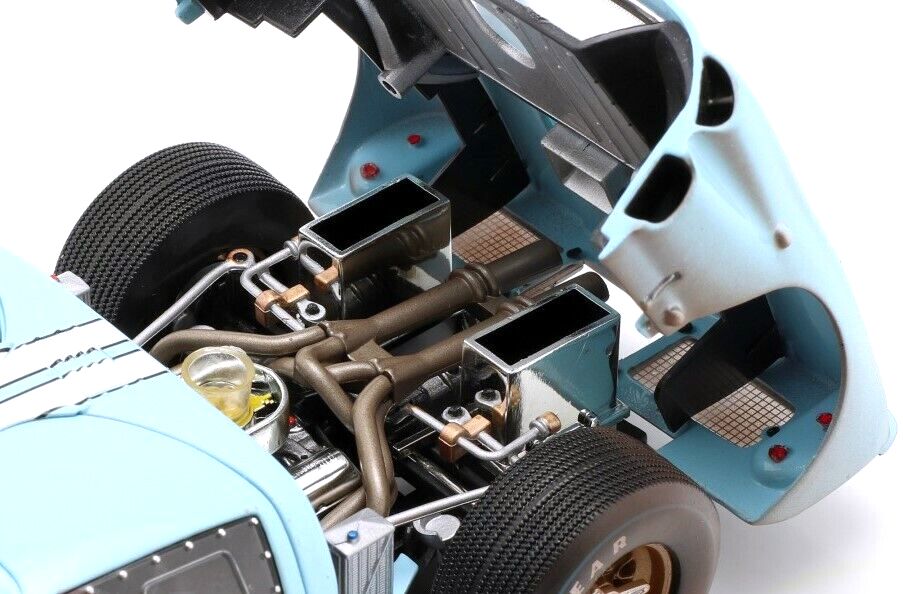 Ford GT40 MKII 7.0L V8 #1 Miles/Hulme 2nd 24H Le Mans 1966 dirty version 1:18 Shelby Collectibles