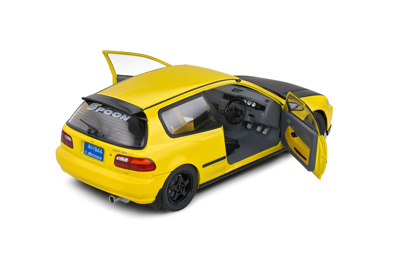 Honda Civic EG6 SIR II Spoon 1991 yellow 1:18 Solido
