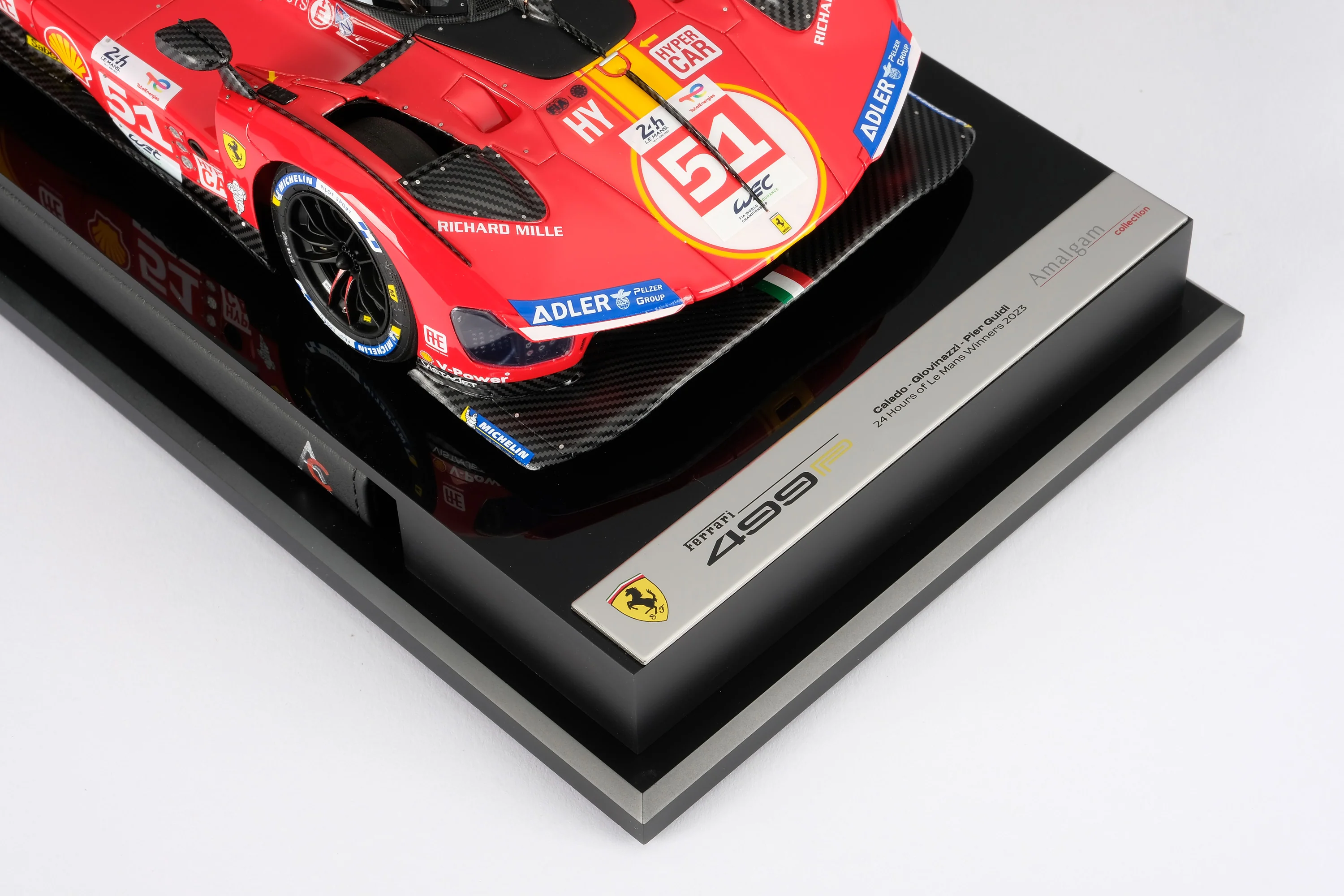 Ferrari 499P Hypercar #51 A.P.Guidi/ J.Calado/ A.Giovinazzi  Winner 24 Hours of Le Mans 2023 1:18 Amalgam