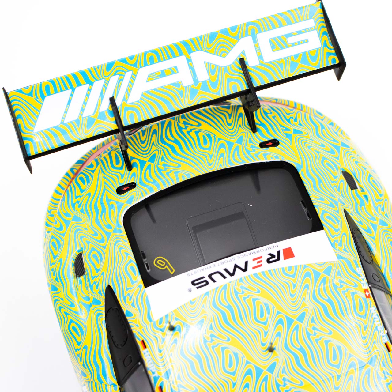 Mercedes-Benz AMG GT3 EVO Team Blistein by HRT #6 Qualification 24H Nürburgring 2022 1:18 Ixo Models