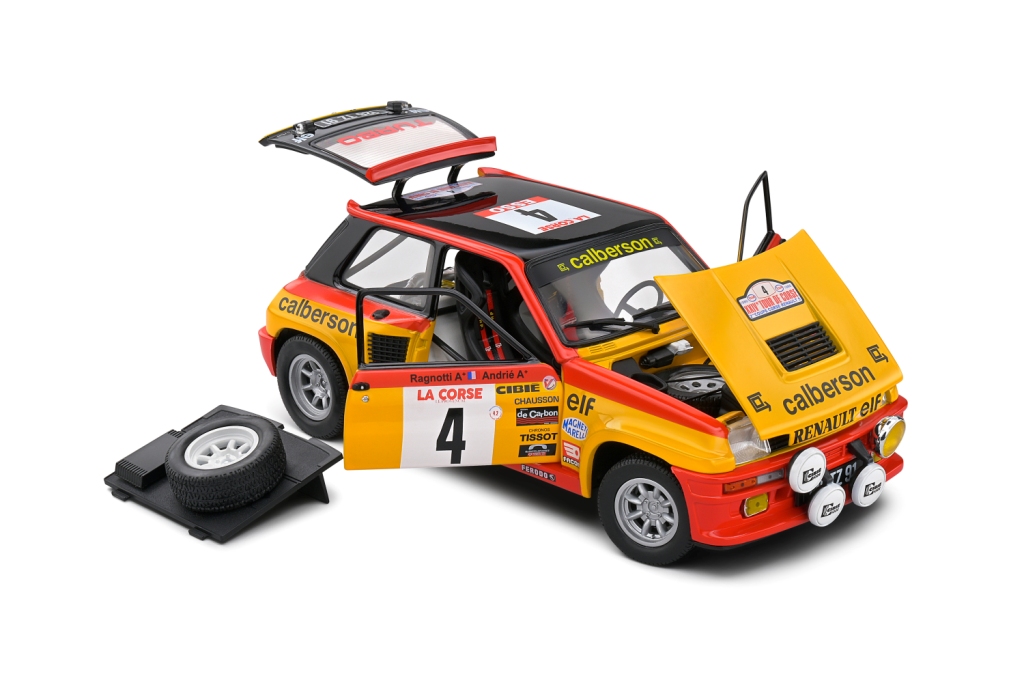 Renault 5 Turbo #4 Ragnotti/Andrie Tour de Corse 1980 1:18 Solido