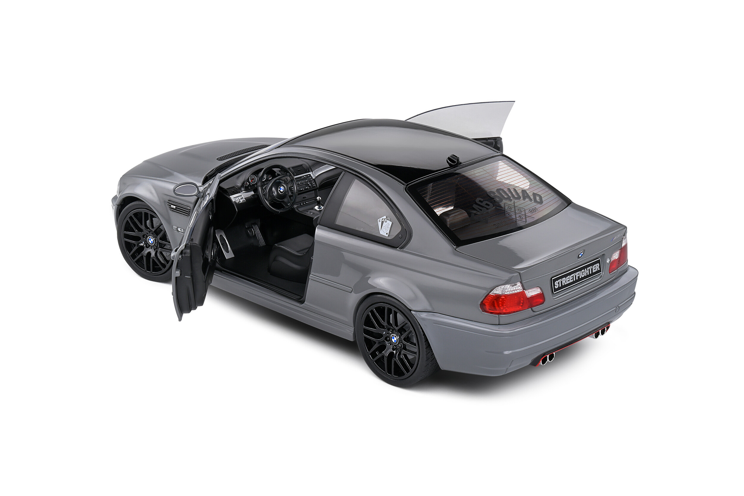BMW M3 E46 Coupe Streetfighter 2000 grey 1:18 Solido