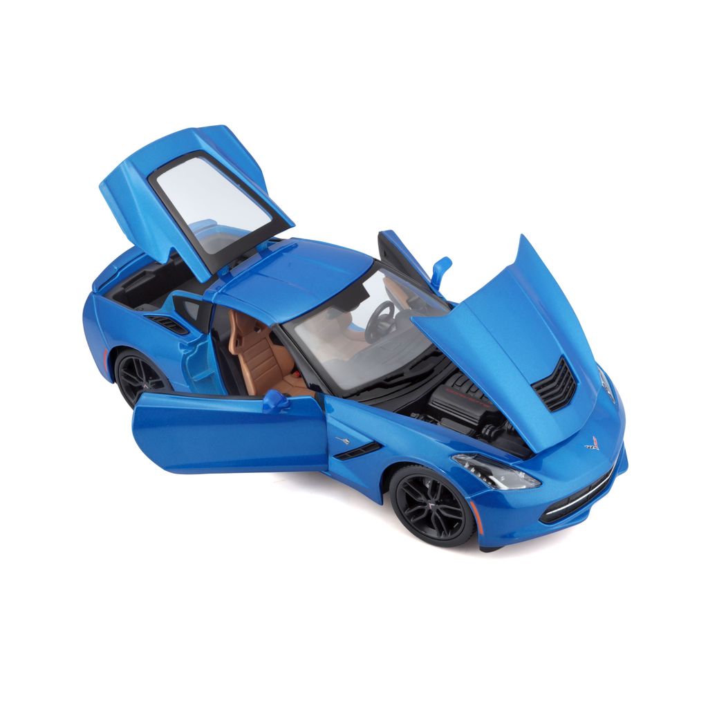 Chevrolet Corvette Stingray Z51 2014 blue 1:18 Maisto