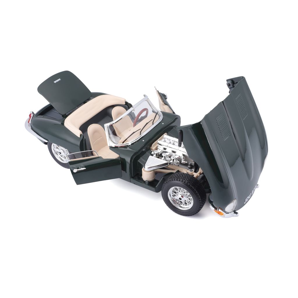 Jaguar E Type Cabrio 1961 green 1:18 Bburago
