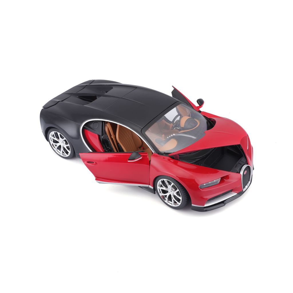 Bugatti Chiron red/black 1:18 Bburago