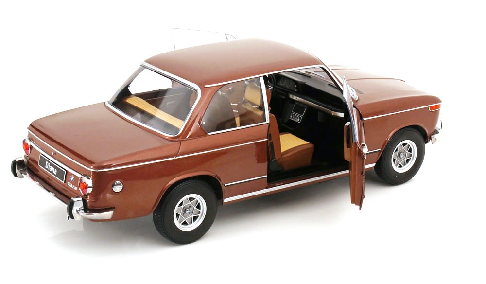 BMW 2002Ti Diana 1970 brown metallic 1:12 KK Scale