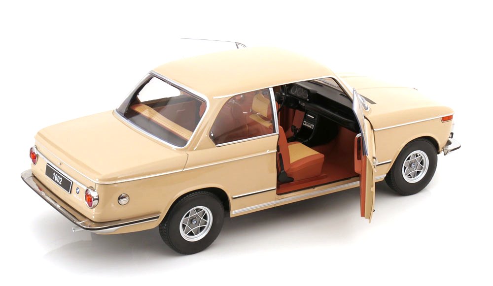 BMW 1602 1-Series 1971 beige 1:12 KK Scale