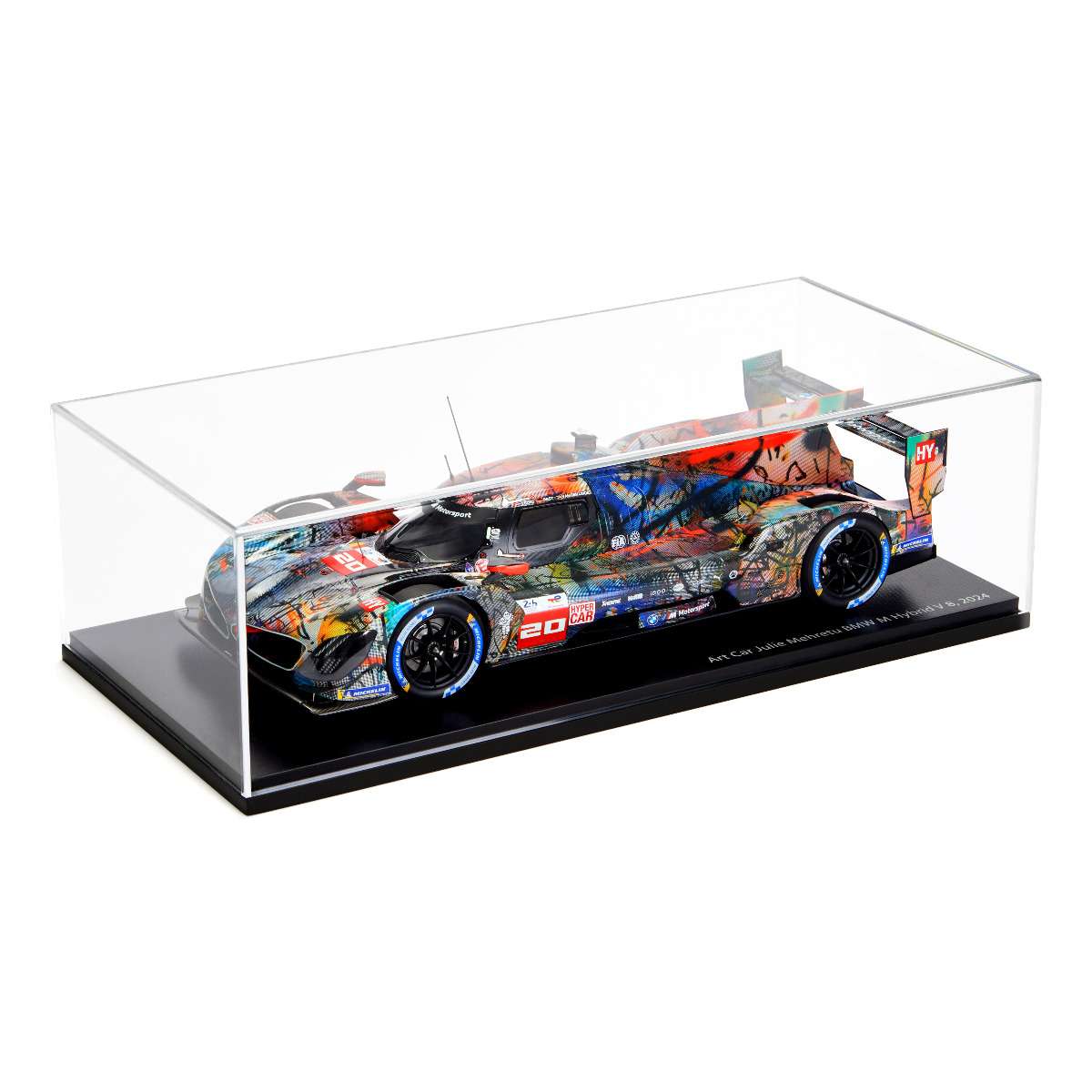 BMW M Hybrid V8 Art Car by Julie Mehretu #20 24h Le Mans 2024 1:18 Spark