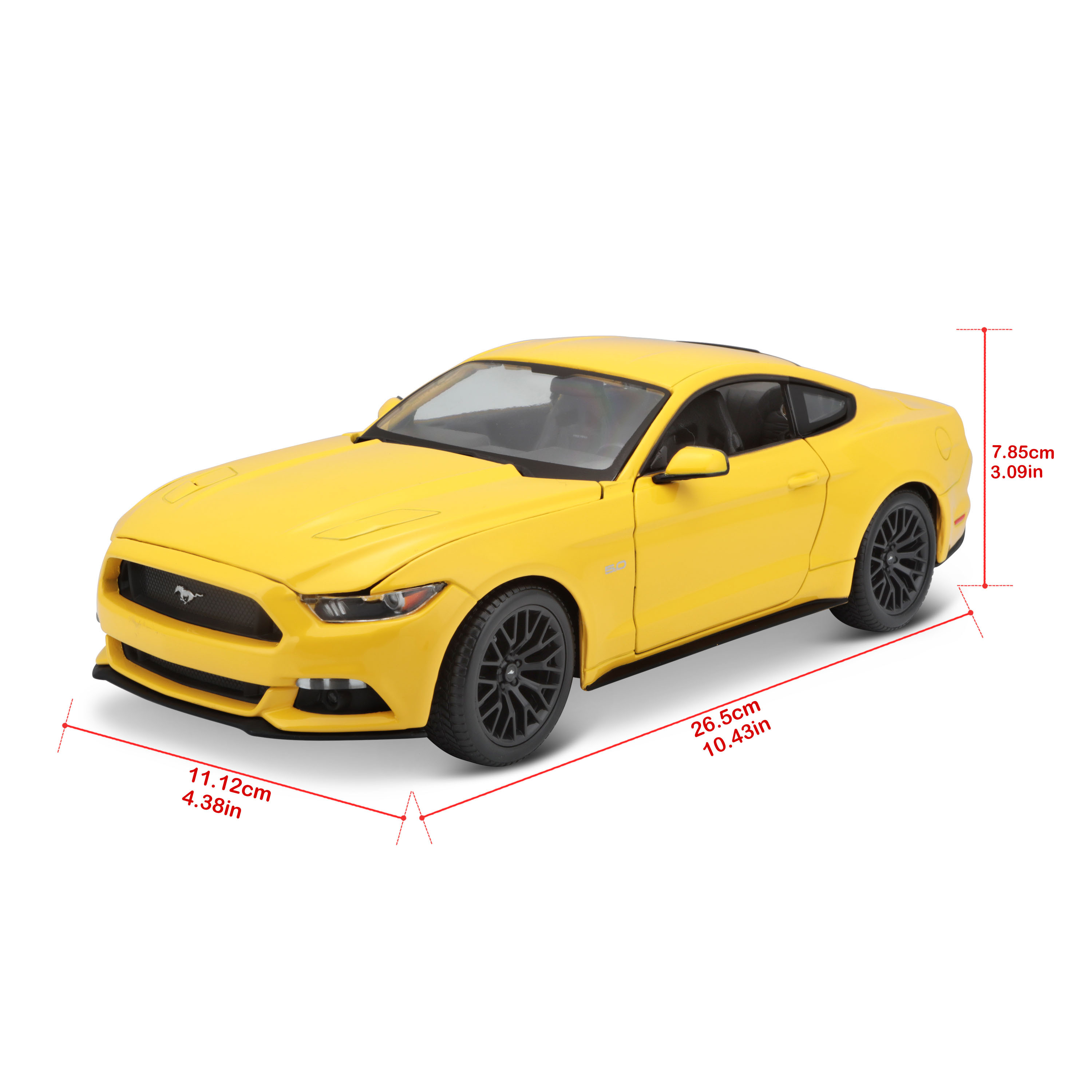 Ford Mustang 2015 yellow 1:18 Maisto