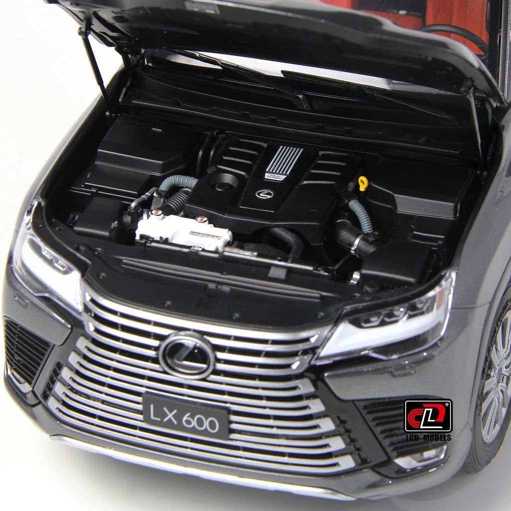 Lexus LX600 2024 grey 1:18 LCD Model