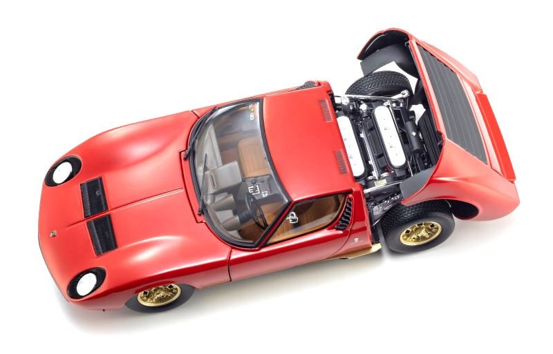 Lamborghini Miura P400 1968 red/gold 1:18 Kyosho