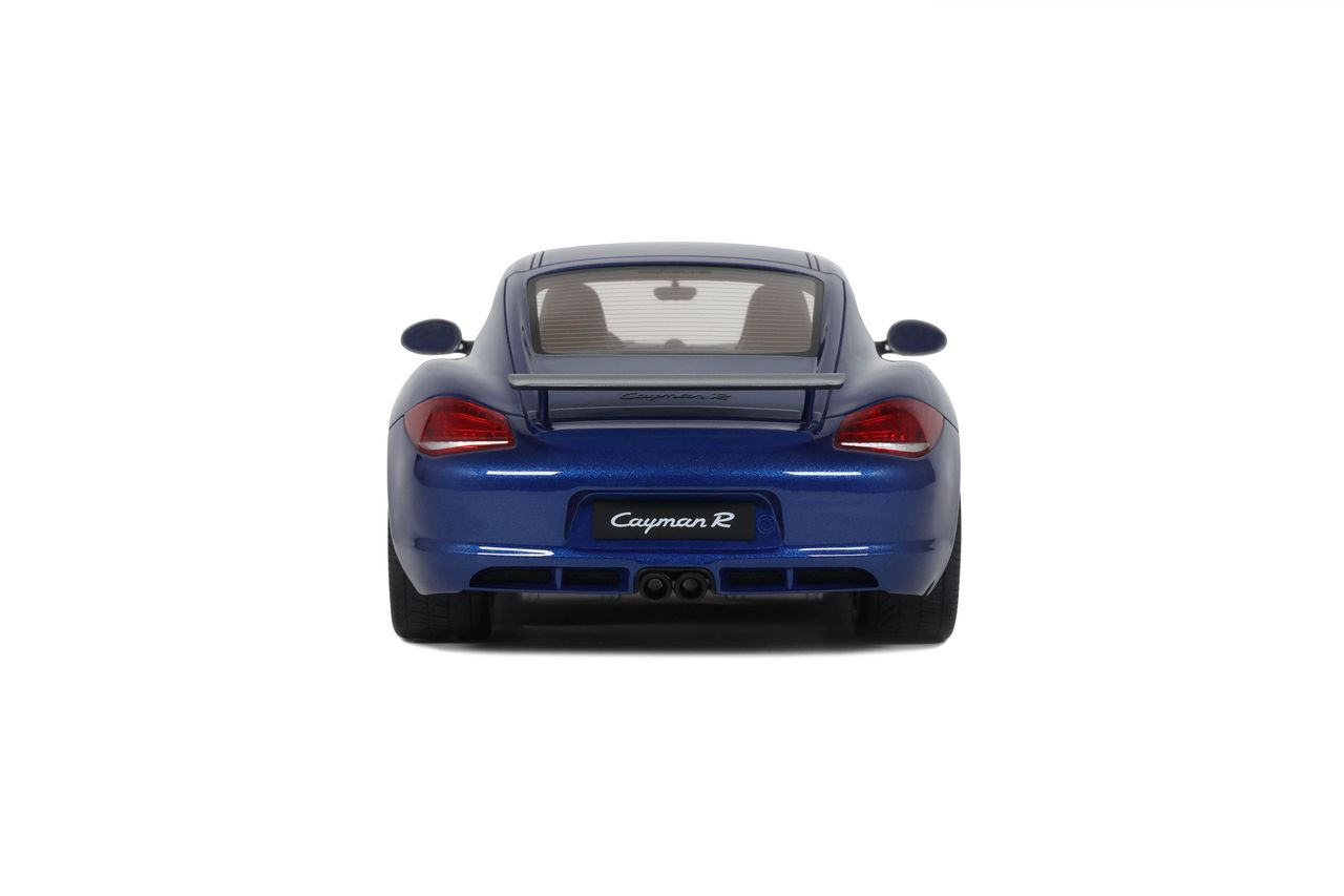 Porsche Cayman R 2012 aqua blue metallic 1:18 GT Spirit