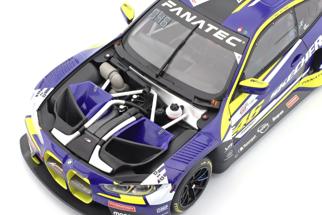 BMW M4 GT3 #46 Rossi/Martin First Podium GTWCE Brands Hatch 2023 1:18 Minichamps