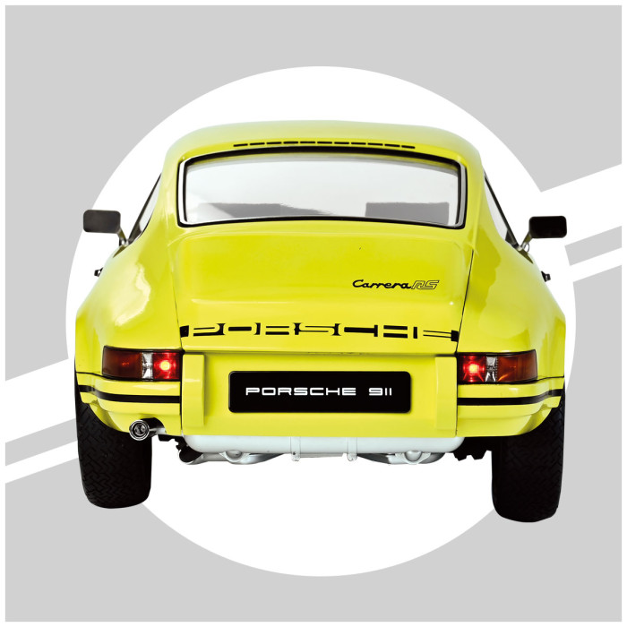 Porsche 911 RS 2.7 yellow/black 1:8 Ixo Models